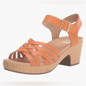 Dr. Scholl's Women's Orange First of All Heeled Sandal Size 9.5
